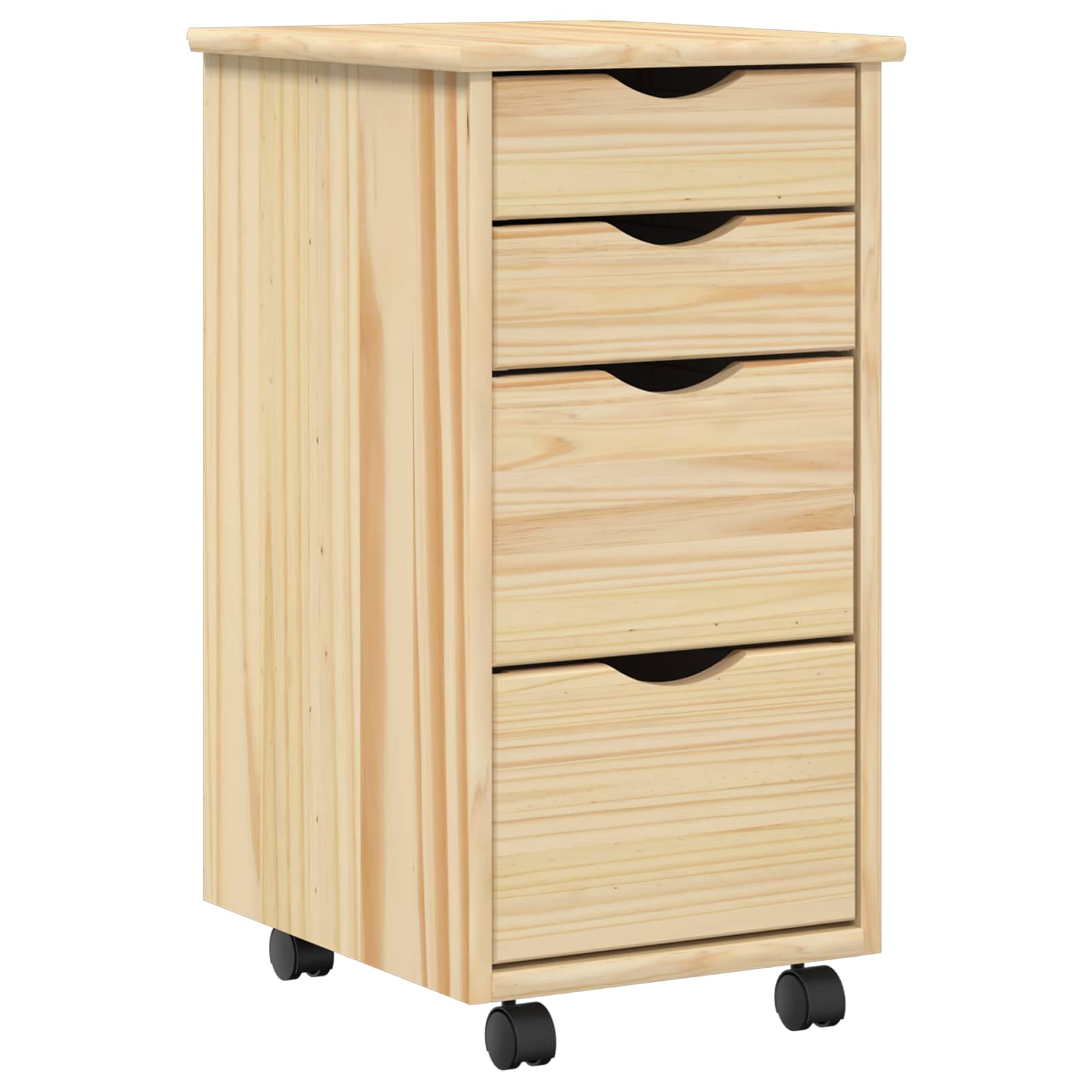 Rašomasis stalas ir riedantis kabinetas MOSS 2 pcs Ruda