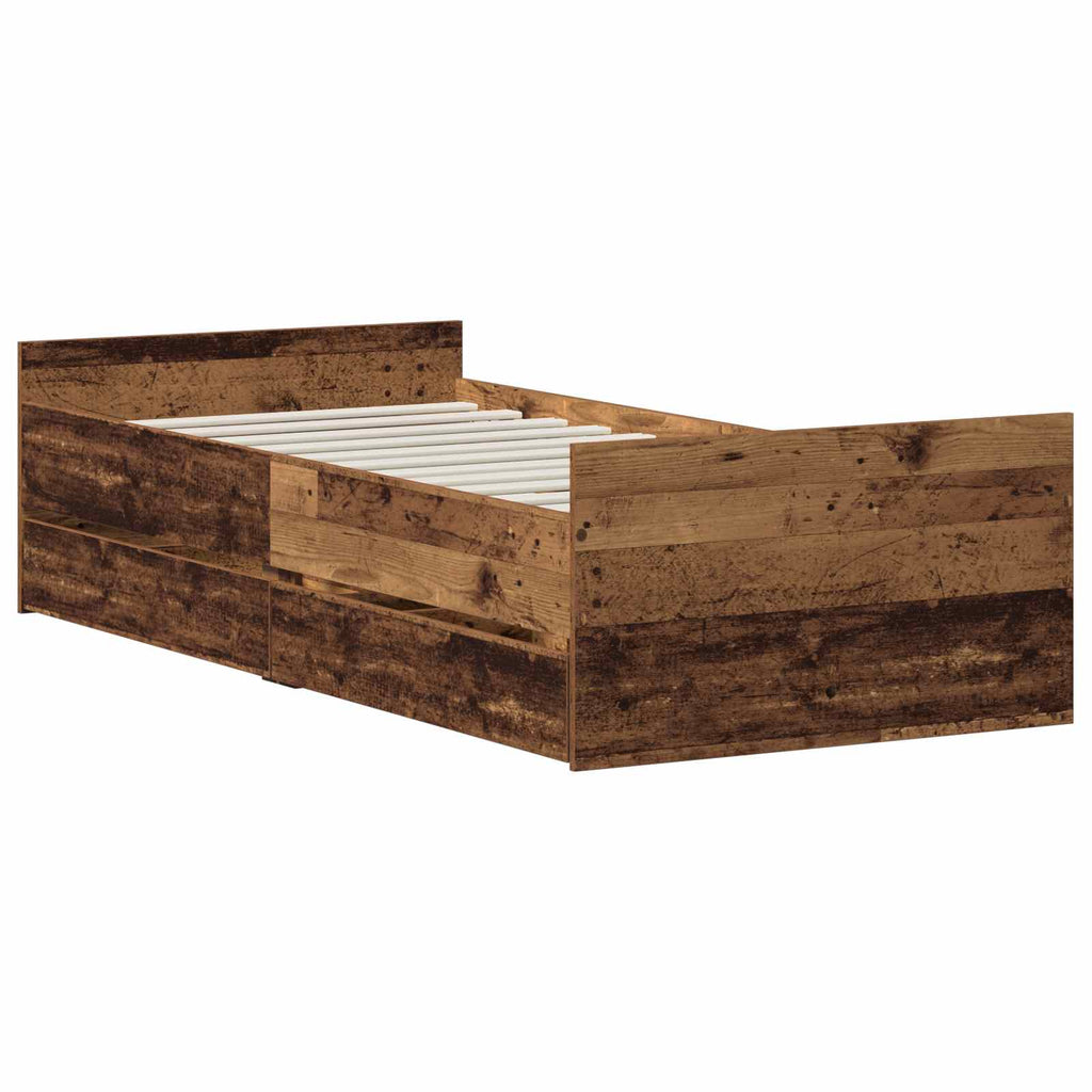 Lovos rėmas Sendintos medienos 100 x 200 cm Apdirbta mediena