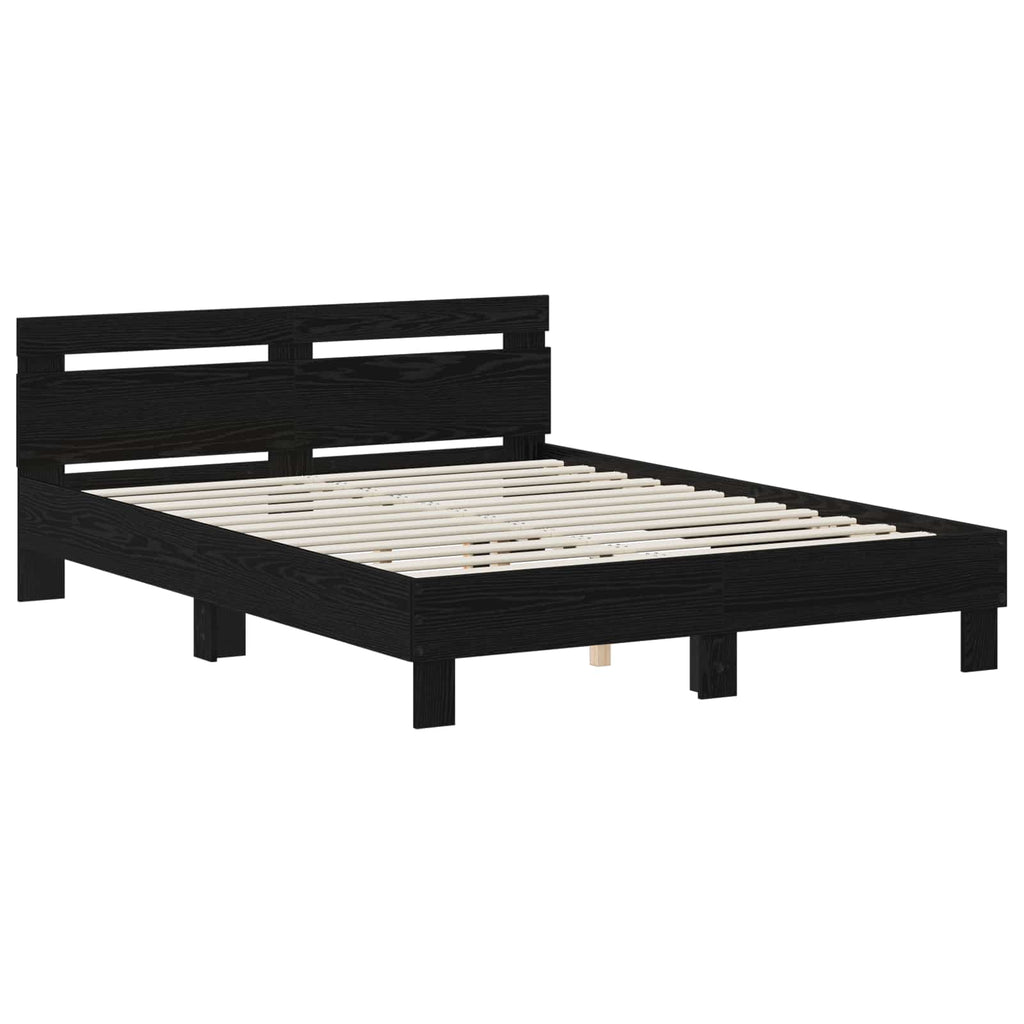 Lovos rėmas Juodojo ąžuolo 135 x 190 cm Apdirbta mediena