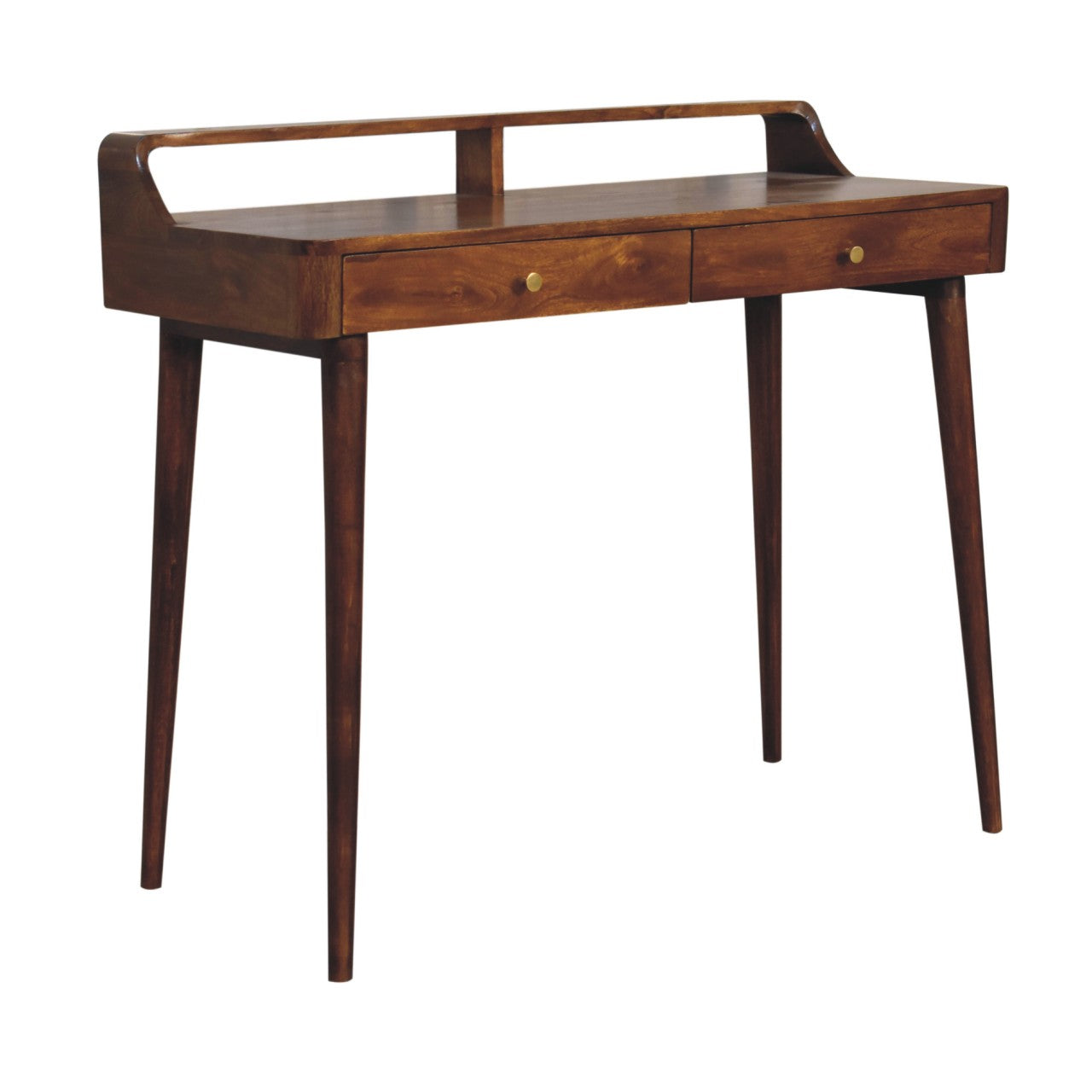 Riešutmedžio konsolinis staliukas