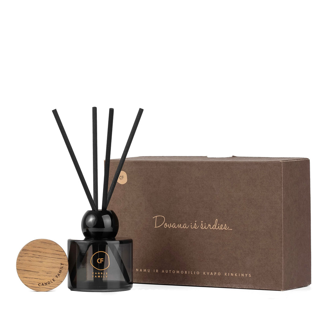 Namų kvapo ir ąžuolinio automobilio kvapo rinkinys Dovana iš širdies