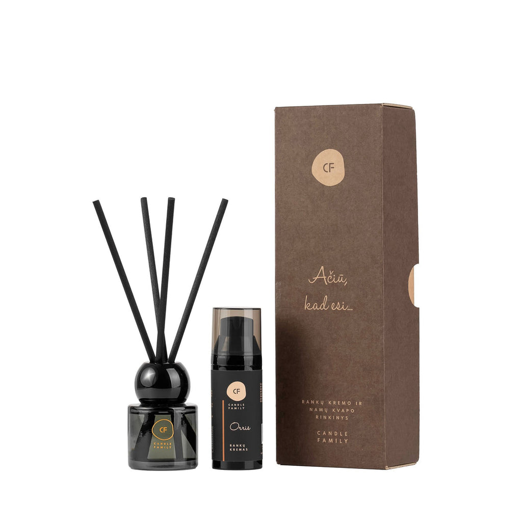 Candle Family, Rankų kremo ir namų kvapo rinkinys Ačiū, kad esi