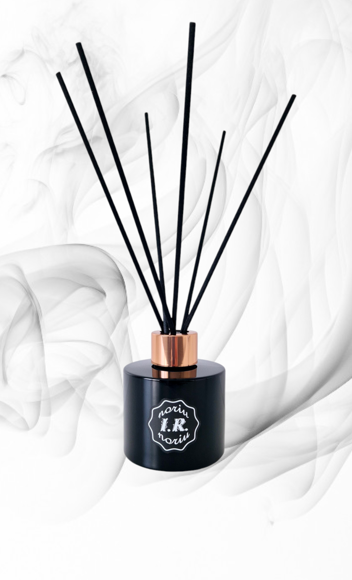 „Noriu ir noriu” namų kvapas su lazdelėmis, juodas