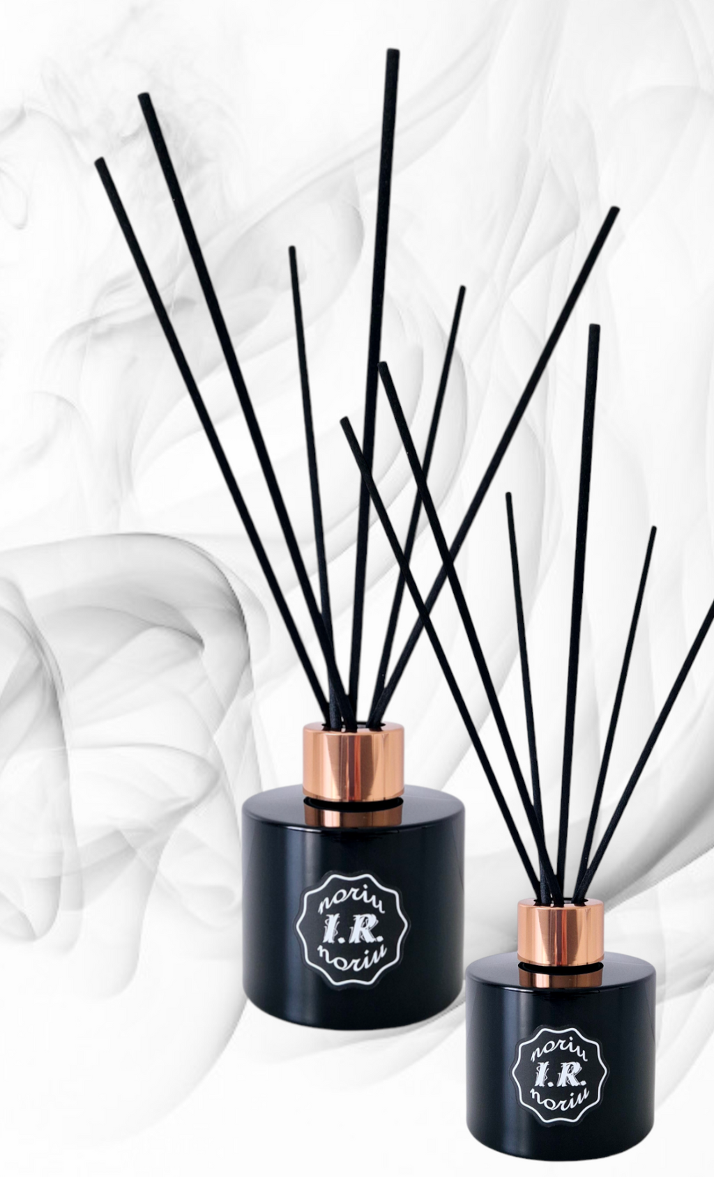 „Noriu ir noriu” namų kvapas su lazdelėmis, juodas