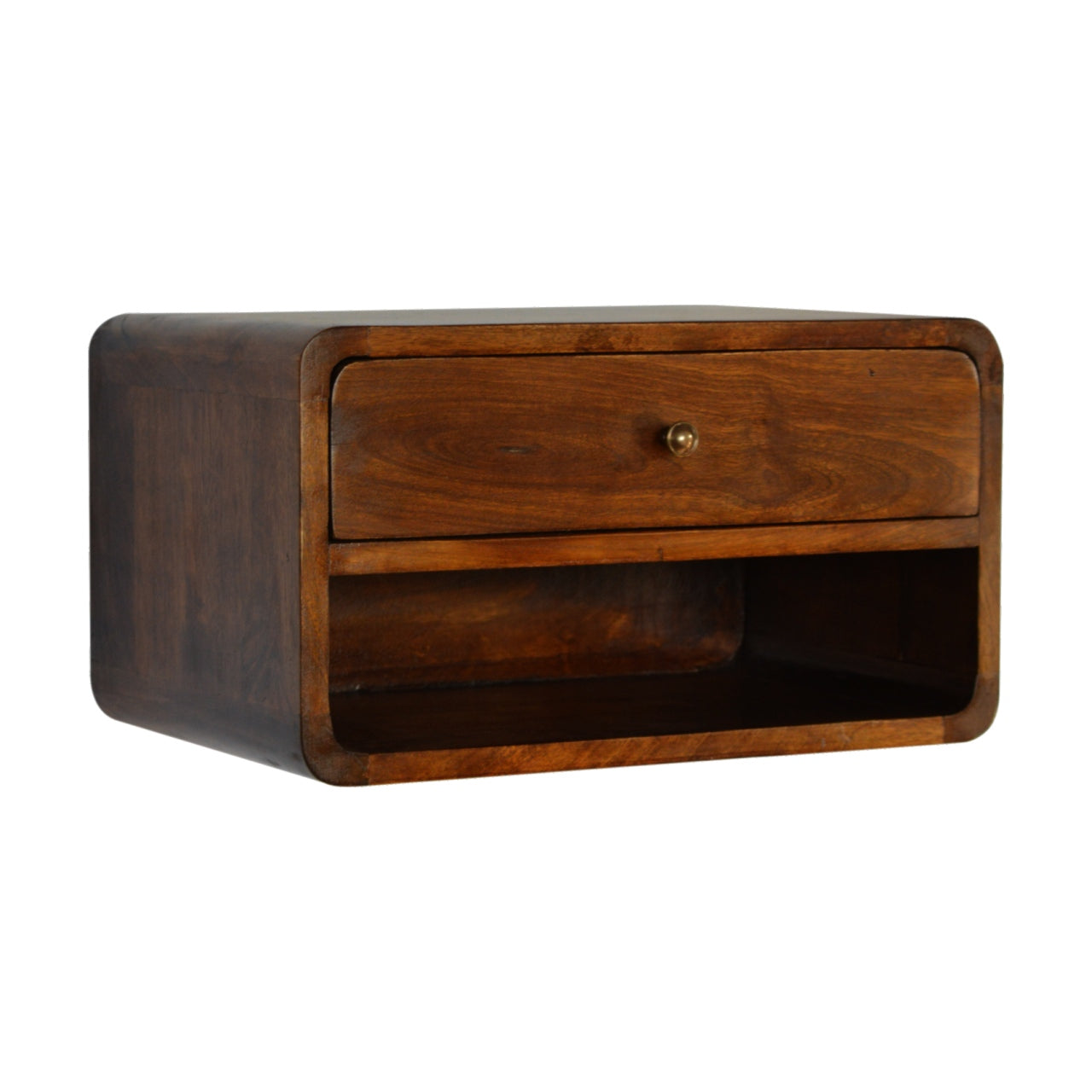 Riešutmedžio naktinis staliukas